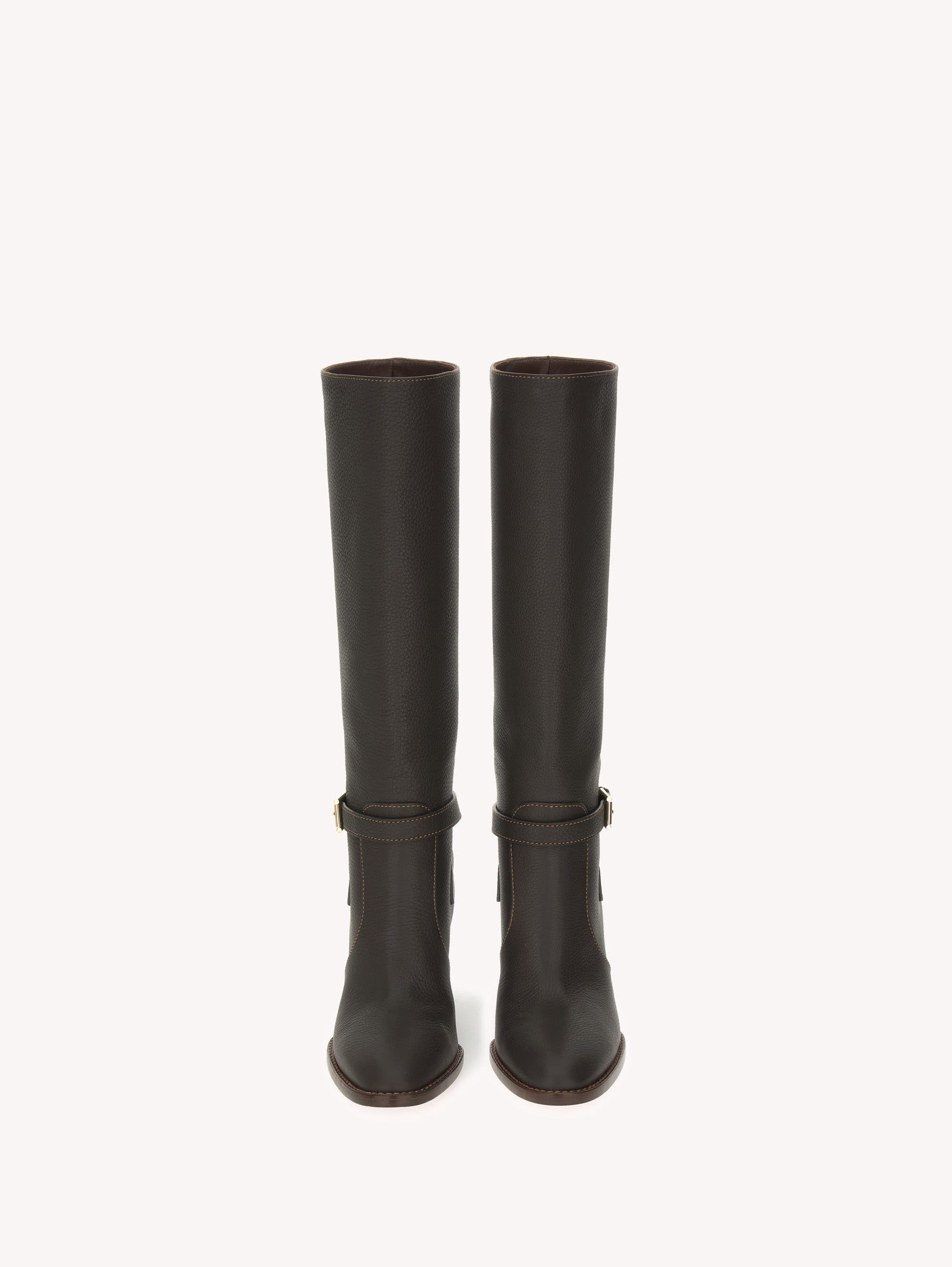 Gianvito Rossi Varenne 70 Boot, Alternate, color, Brown Calf Leather