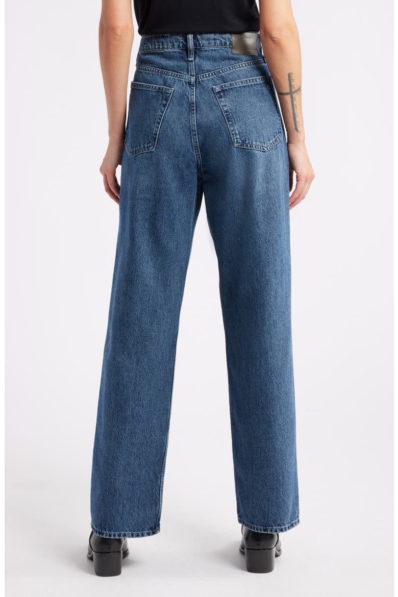 Shea High Rise Relaxed Straight Leg Jeans, Alternate, color, ADELINE