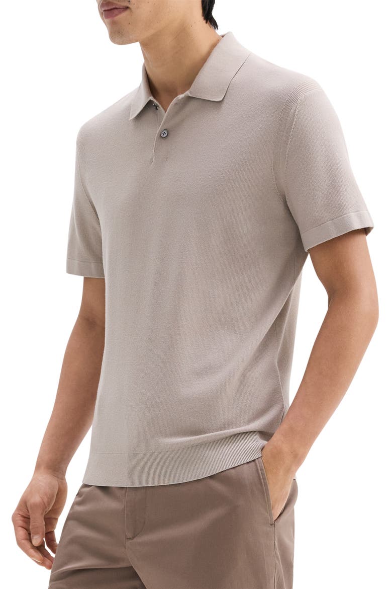 Goris Grid Light Performance Polo, Alternate, color, EARL GREY