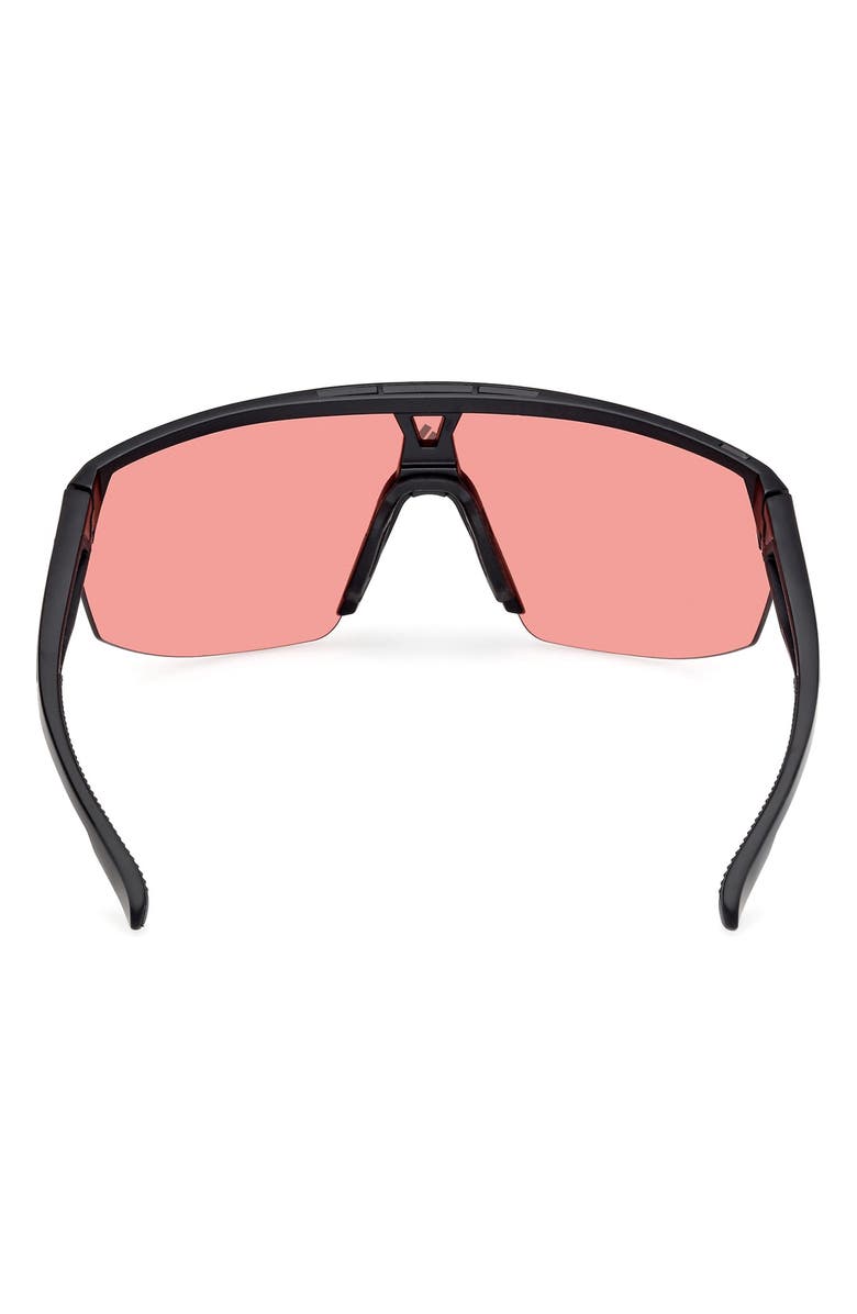 adidas Shield Sunglasses, Alternate, color, Matte Black / Bordeaux Mirror
