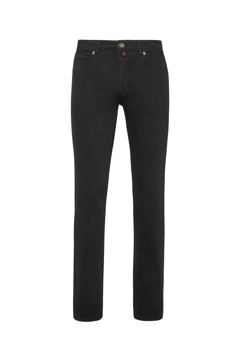 Jeans Straight Cut Men, Main, color, black