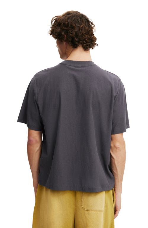 Cotton On Cropped Fit Graphic T-shirt In Gray