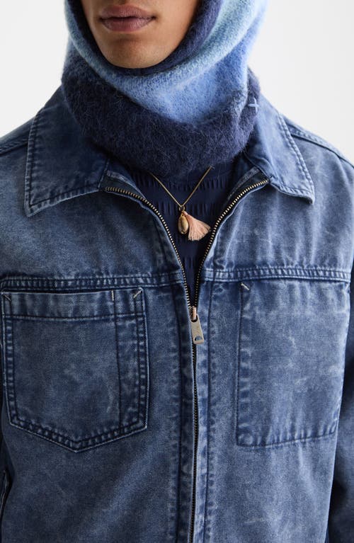 Scotch & Soda Workwear Denim Shirt Jacket In Blue