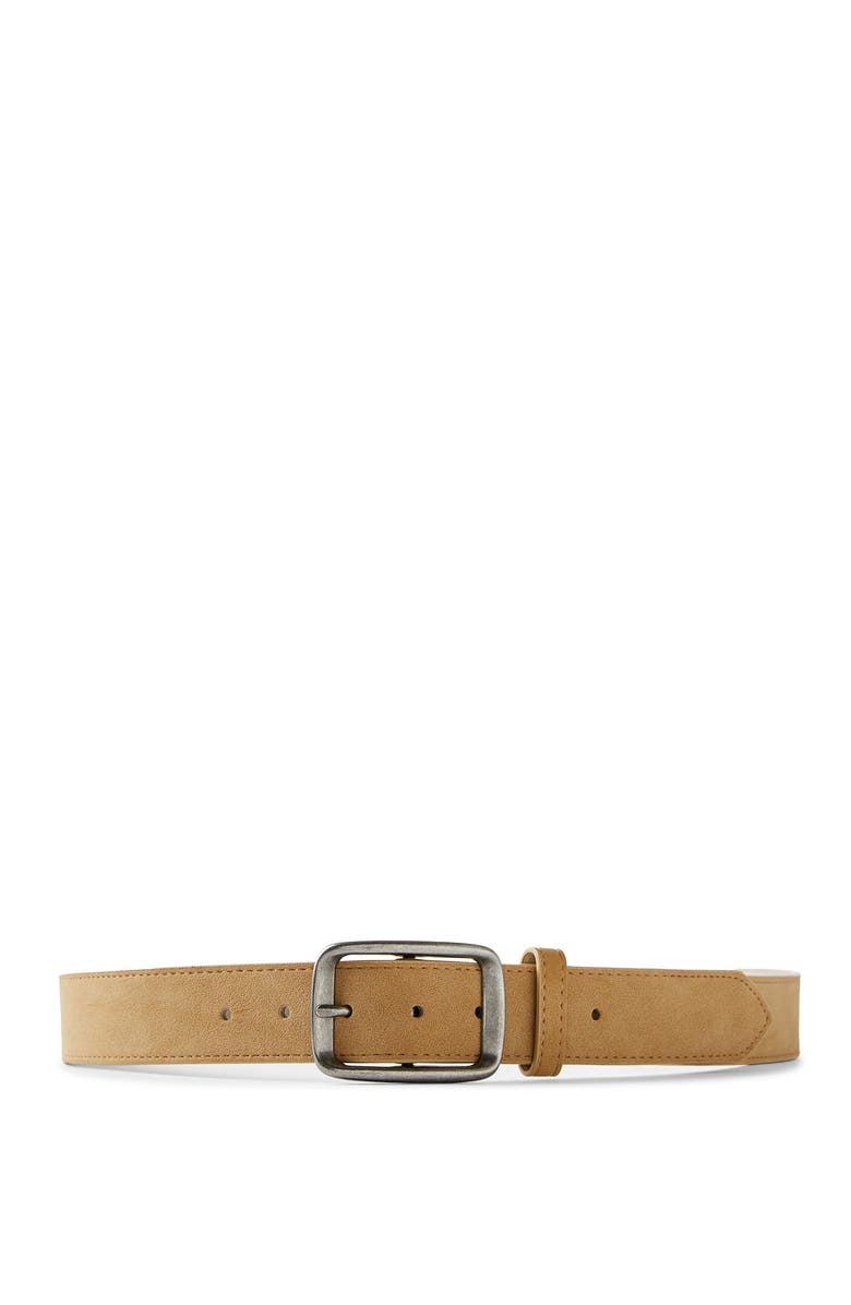 Cotton On Men's Rancher Belt, Main, color, Tan Silver