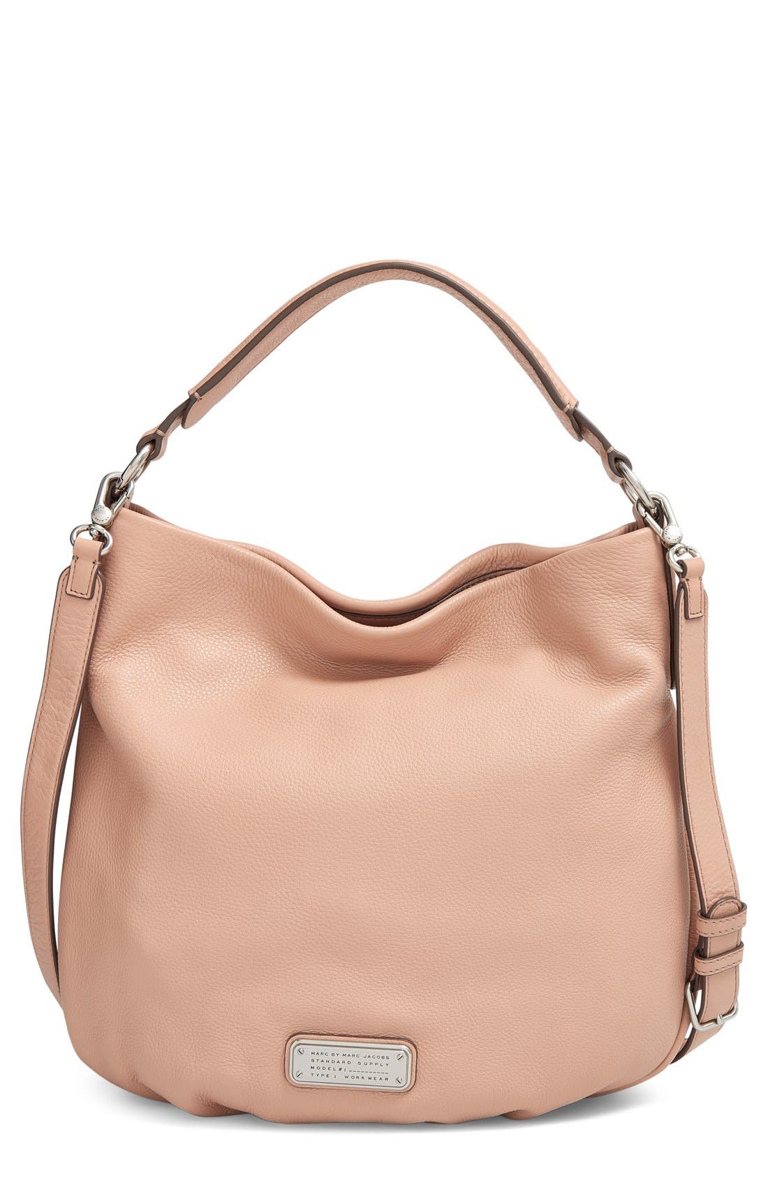 MARC BY MARC JACOBS 'New Q Hillier' Hobo, Main, color, CAMEO NUDE