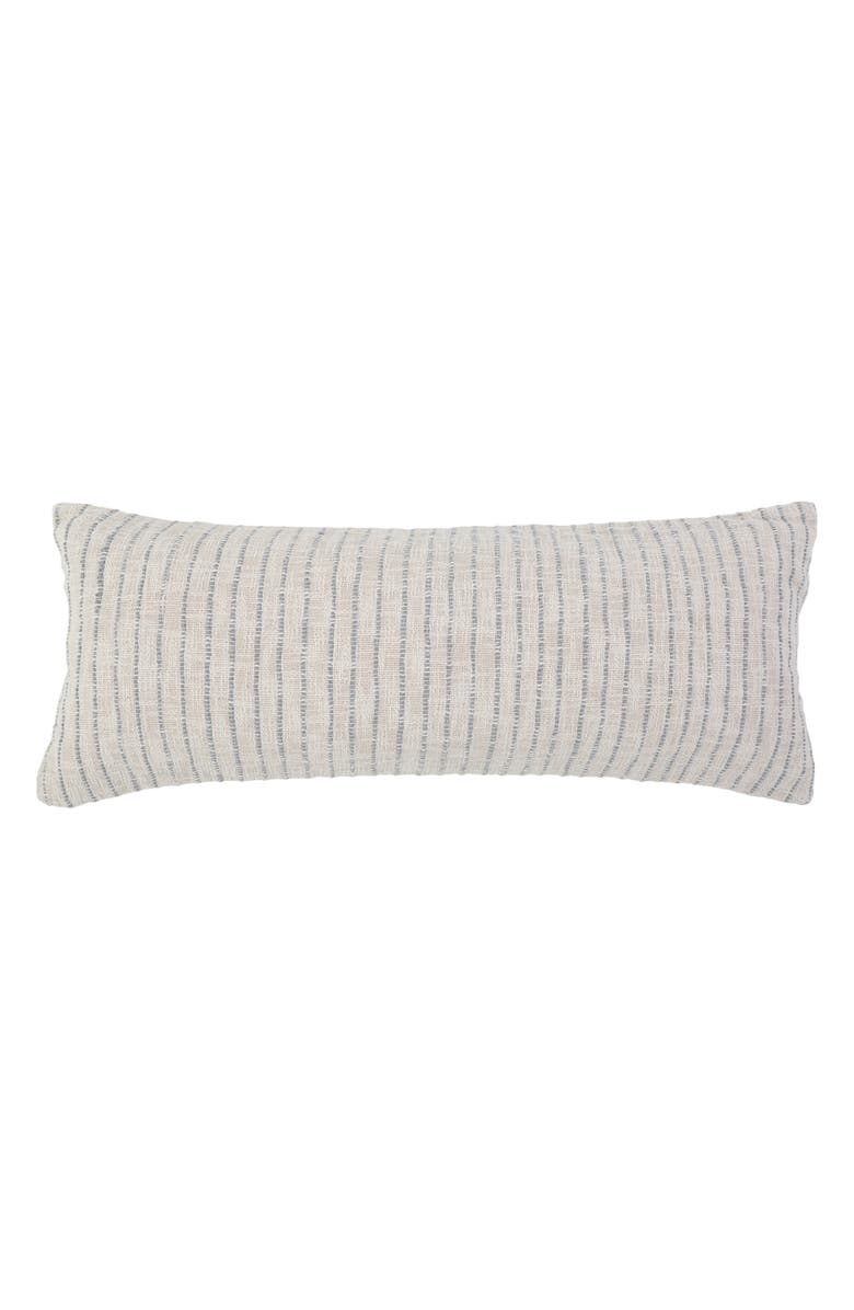 Pom Pom at Home Jojo Lumbar Accent Pillow, Main, color, Ivory/ Blue Grey