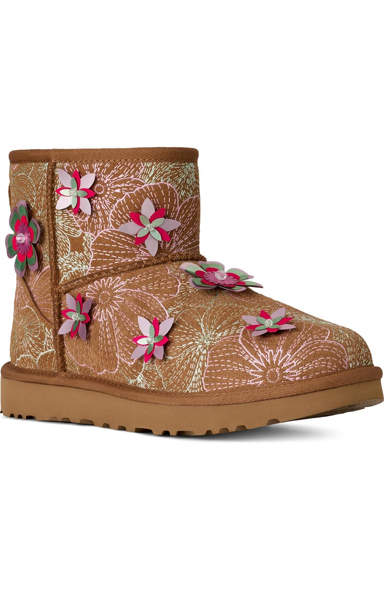 UGG<sup>®</sup> Classic Mini Meadow Boot, Main, color, Chestnut