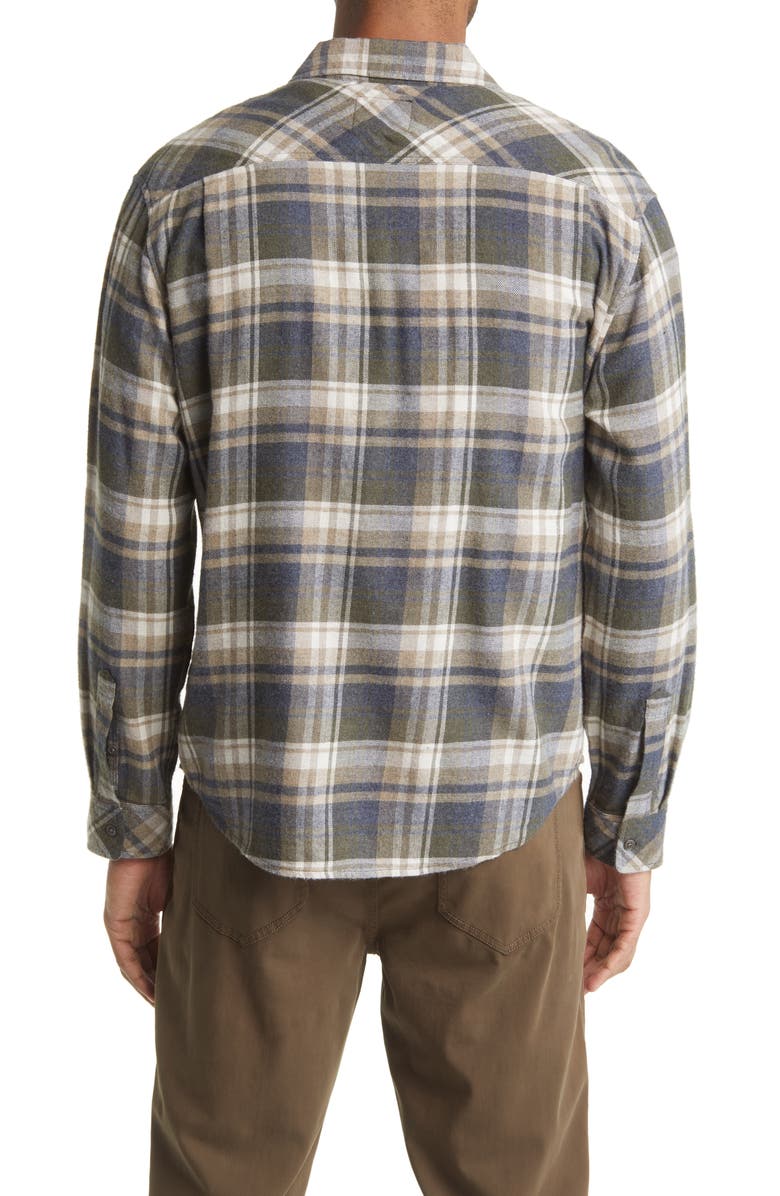 Rails Lennox Relaxed Fit Plaid Cotton Blend Button-Up Shirt, Alternate, color, 