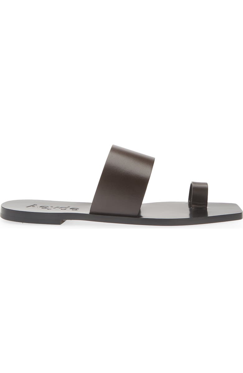 aeyde Sibel Sandal, Alternate, color, Moka