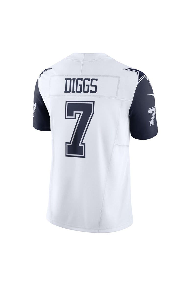 Men's Nike Trevon Diggs White Dallas Cowboys Vapor F.U.S.E. Limited Jersey, Alternate, color, White