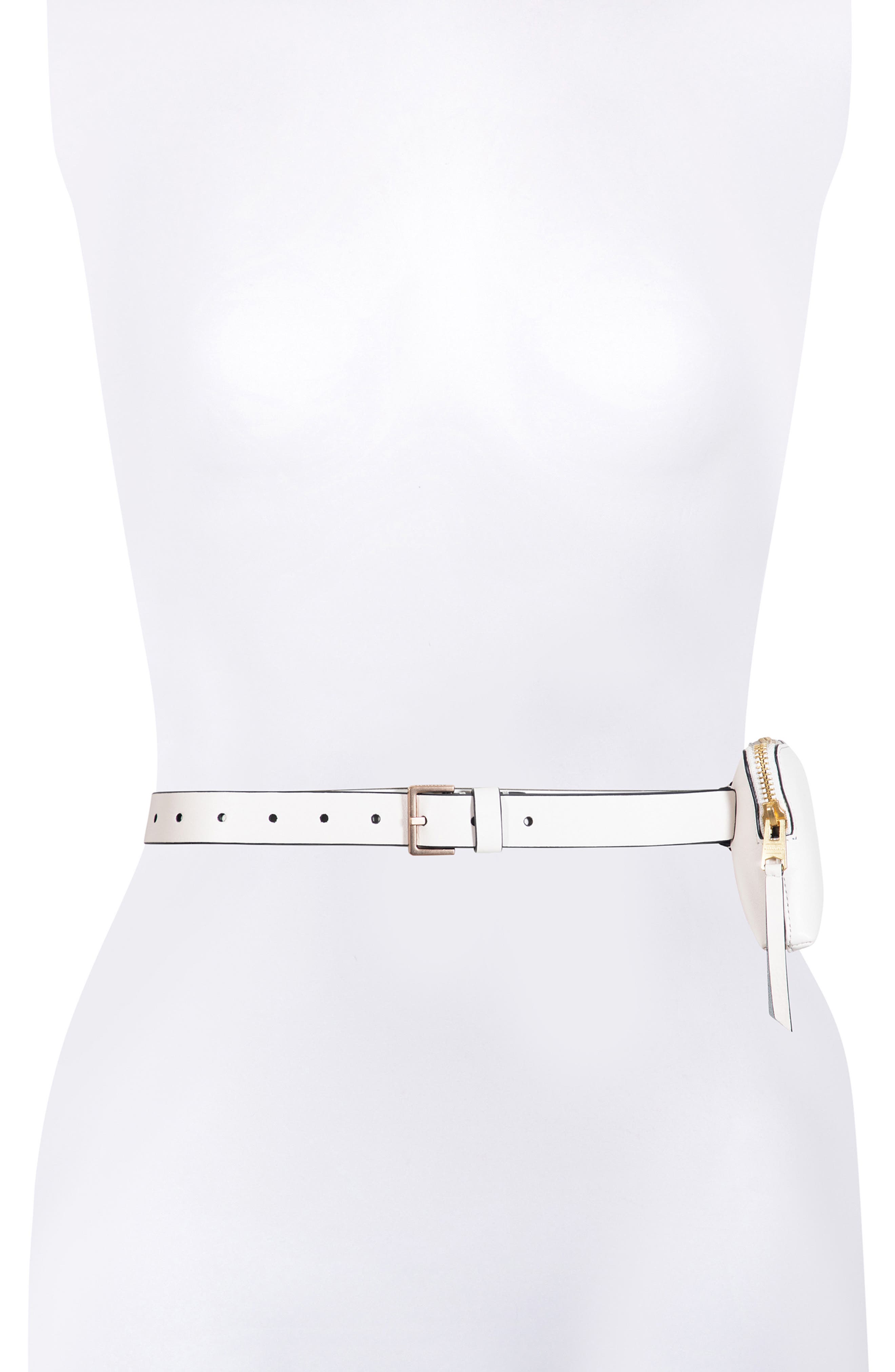 Zip Leather Belt Bag (Women) | Nordstrom