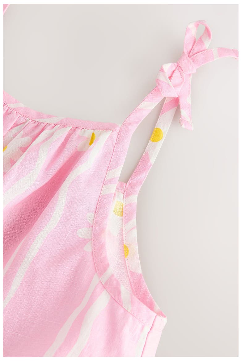Kids' Floral Print Cotton Sundress, Alternate, color, PINK