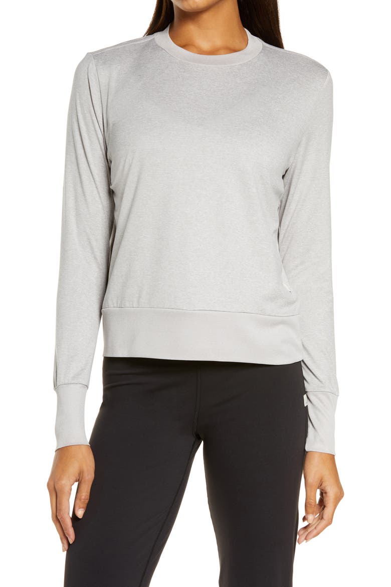 Daydream Crew T-Shirt, Main, color, LIGHT HEATHER GREY