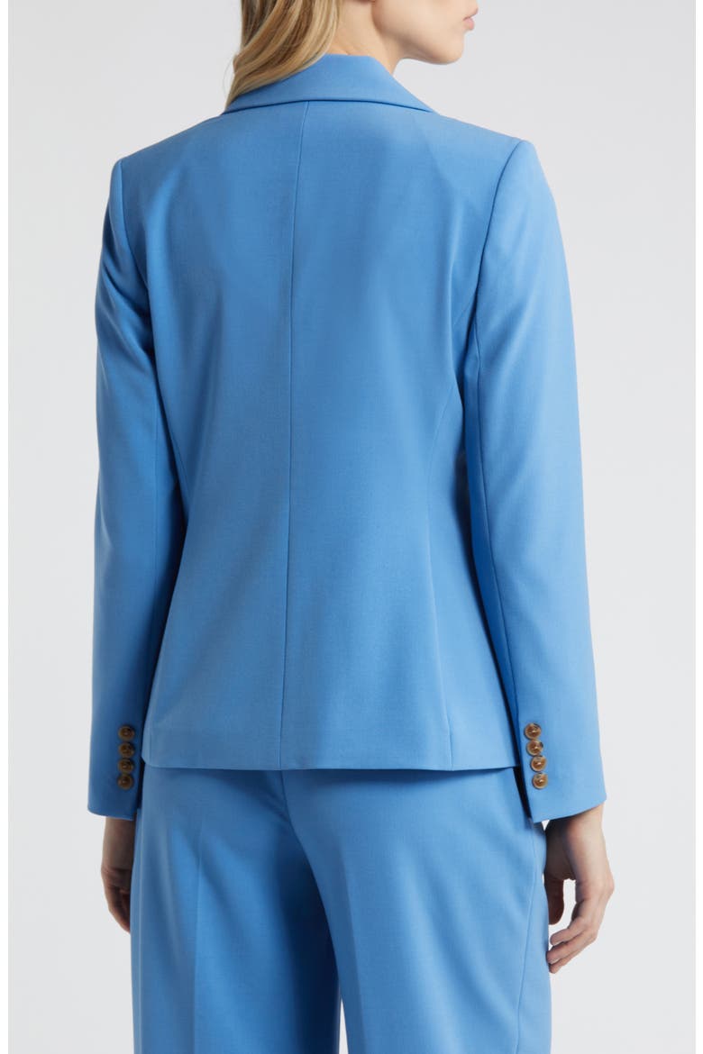 Faux Double Breasted Blazer, Alternate, color, SUMMER SKY