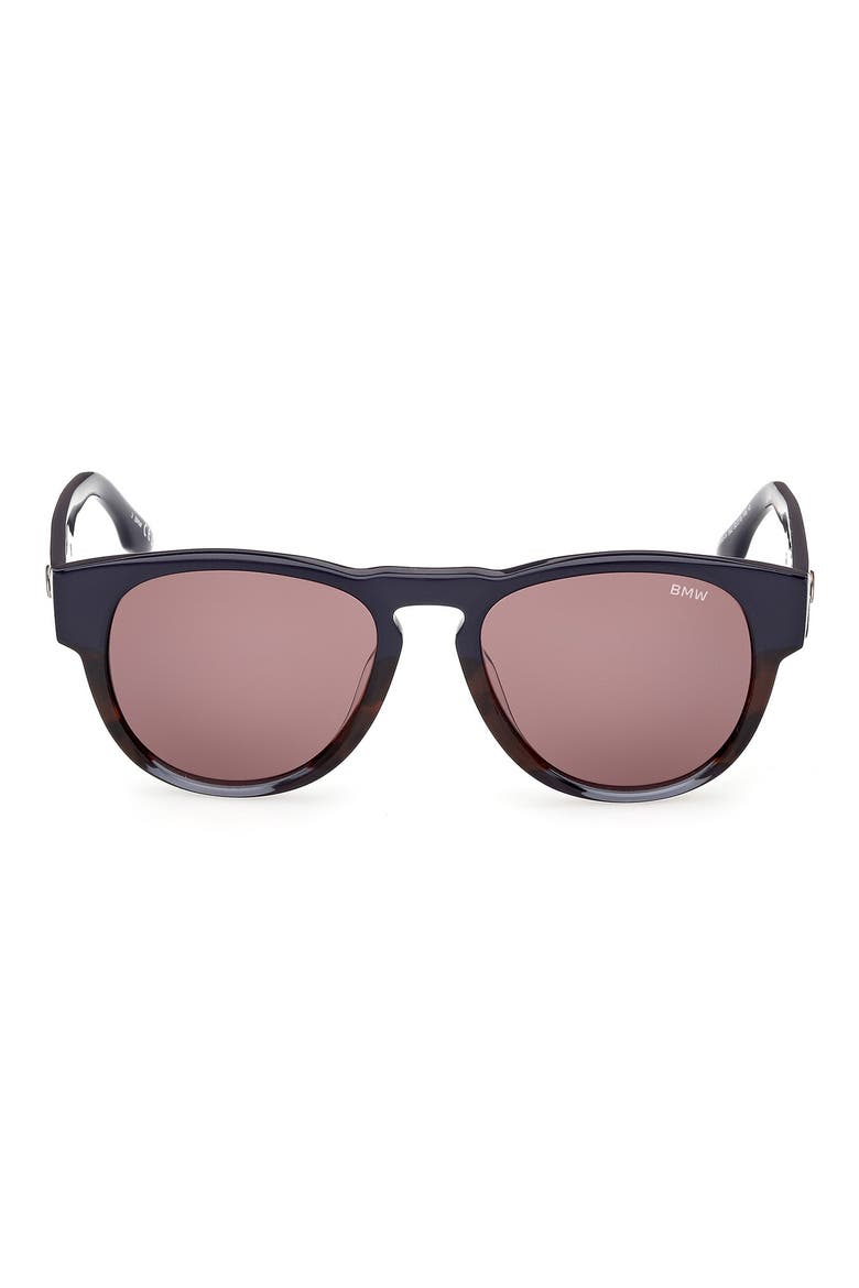 53mm Round Sunglasses, Main, color, HAVANA/ OTHER / ROVIEX
