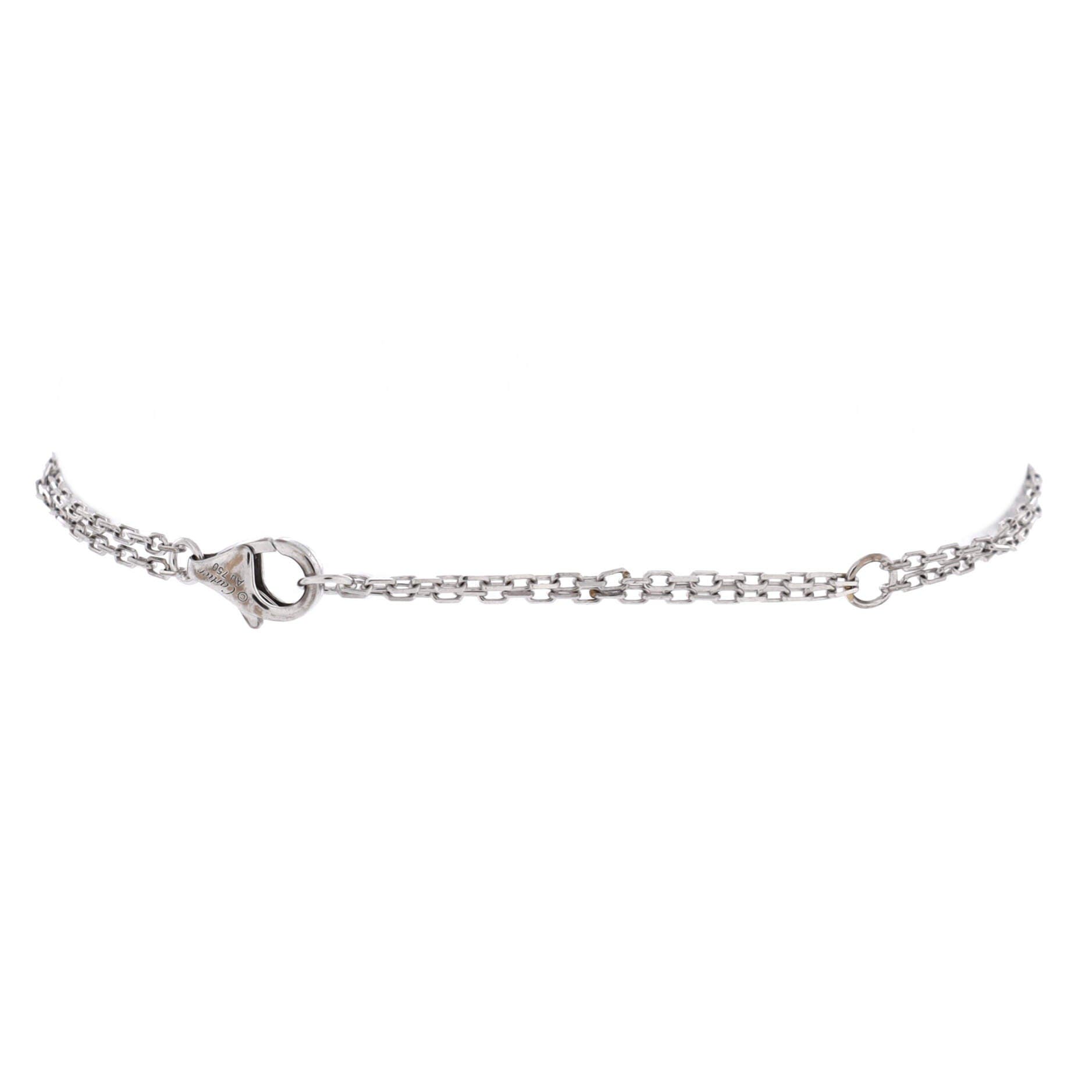 2 Diamonds Love Bracelet 18K White Gold with Diamonds, Alternate, color, Metallic Gold
