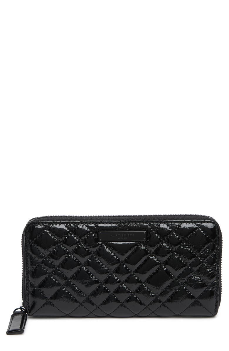 Kurt Geiger London Zip Around Leather Wallet, Main, color,
