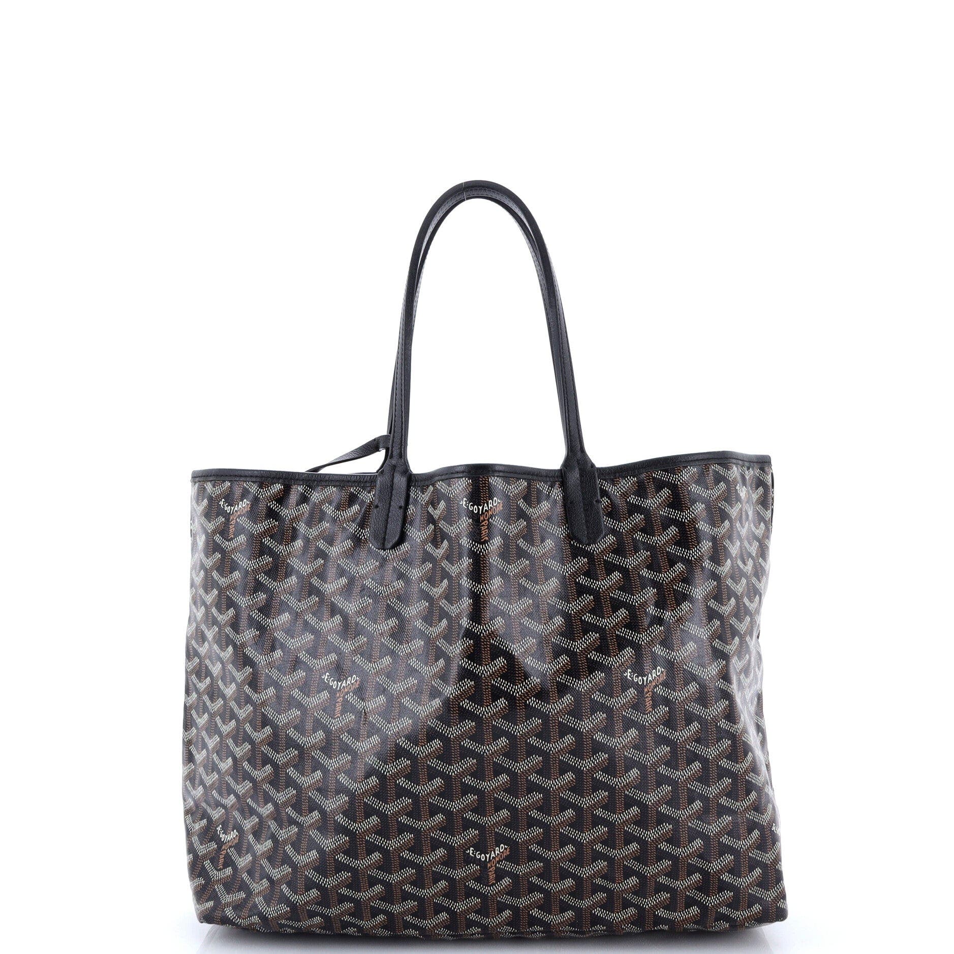 Saint Louis Tote Coated Canvas PM, Alternate, color, Black