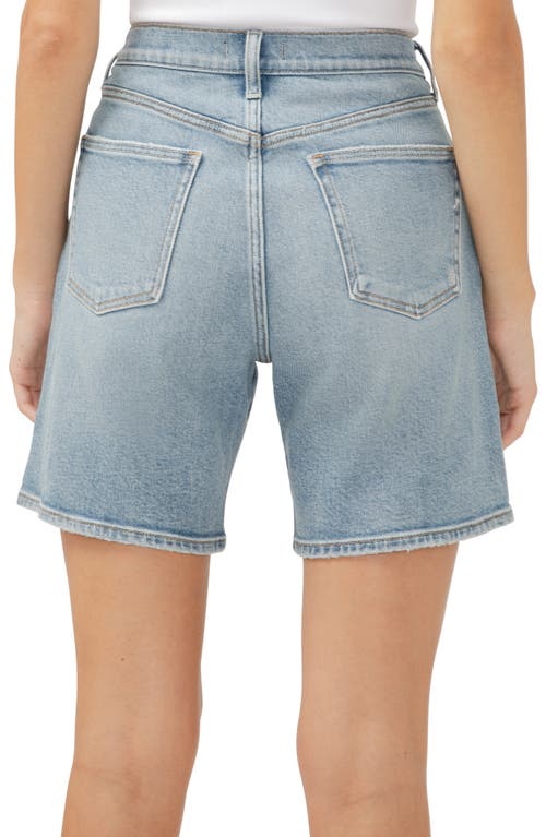 SILVER JEANS CO. SILVER JEANS CO. HIGH WAIST LONG DENIM SHORTS 