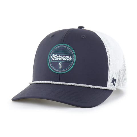 Men's '47 Navy/White Seattle Mariners Fairway Trucker Adjustable Hat