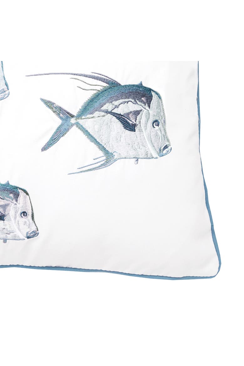 Lookdowns Sea glass Pillow, Alternate, color, Blue