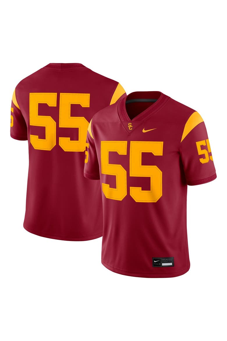 Men's Nike #55 Cardinal USC Trojans Home Game Jersey, Main, color, Cardinal