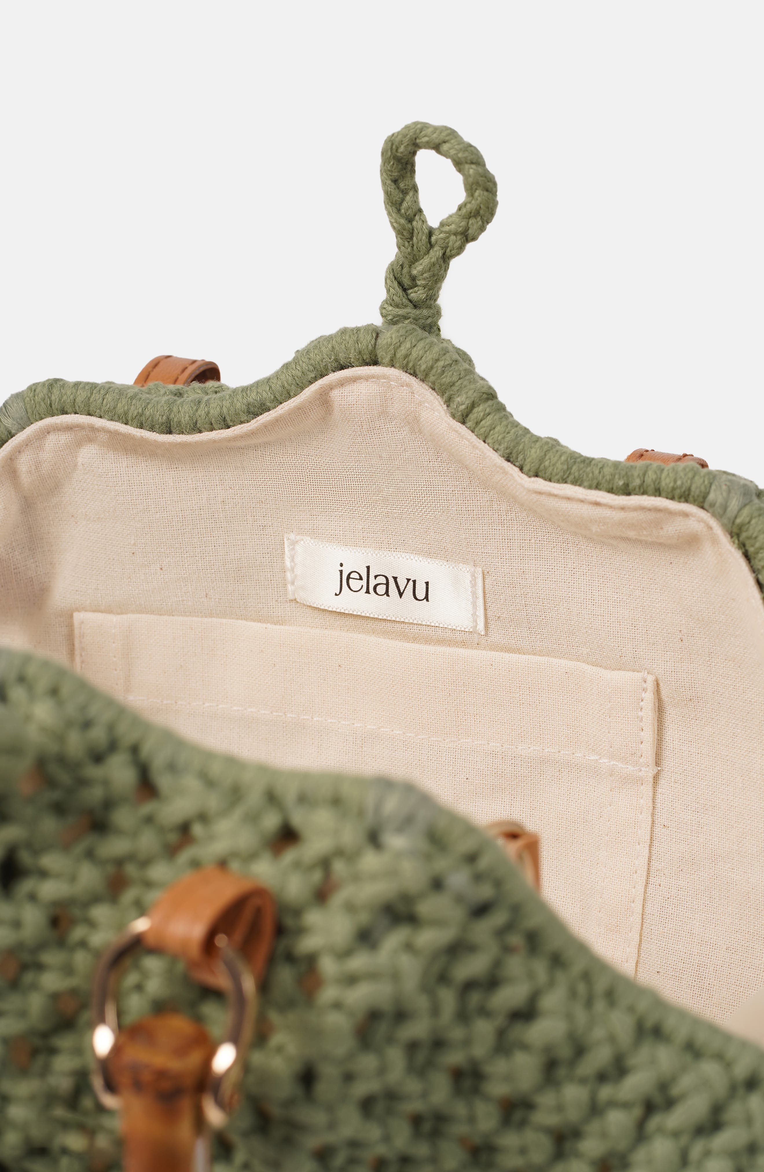 Crochet Shell Bag, Alternate, color, GREEN