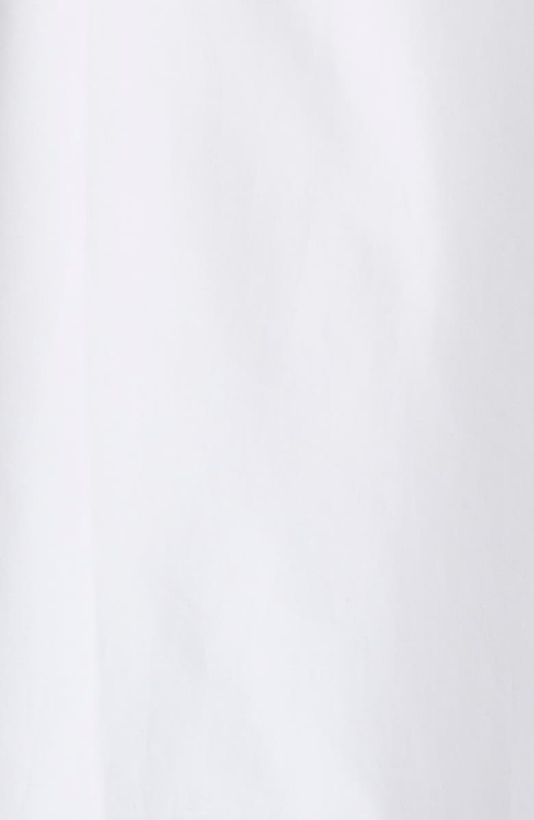 Givenchy Short Sleeve Cotton Poplin Button-Up Shirt, Alternate, color, 