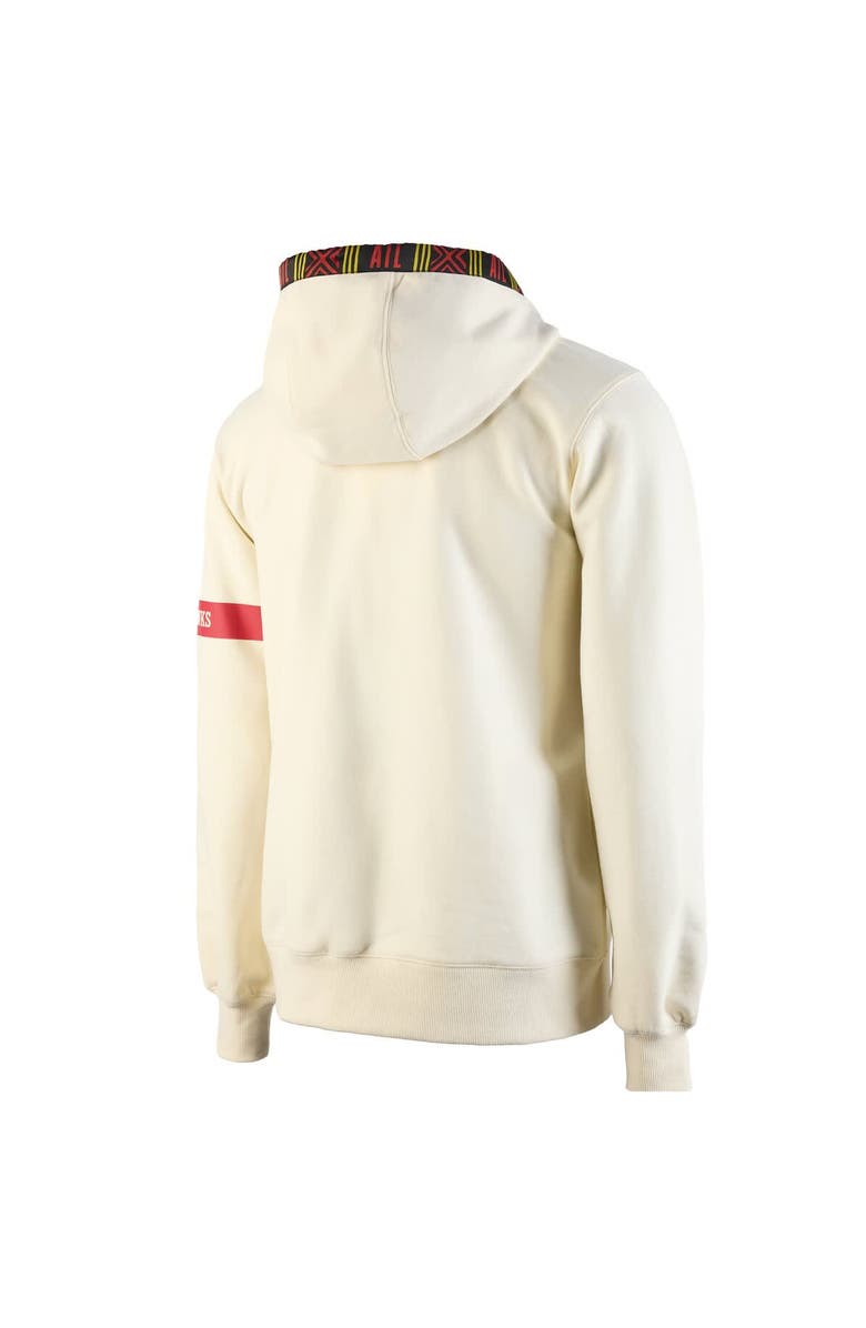 Two Hype Men's NBA x Two Hype Cream Atlanta Hawks Culture & Hoops Collection Premium Pullover Hoodie, Alternate, color,