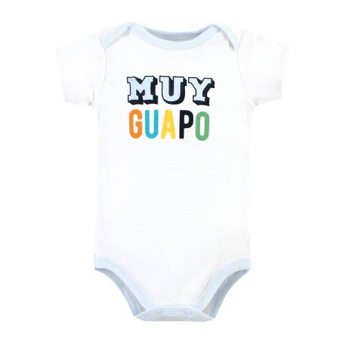 Hudson Baby Essential Cotton Bodysuits 5-piece Set In Multi
