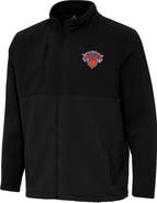 ANTIGUA Men's Antigua Black New York Knicks Daily Fused Full-Zip Jacket