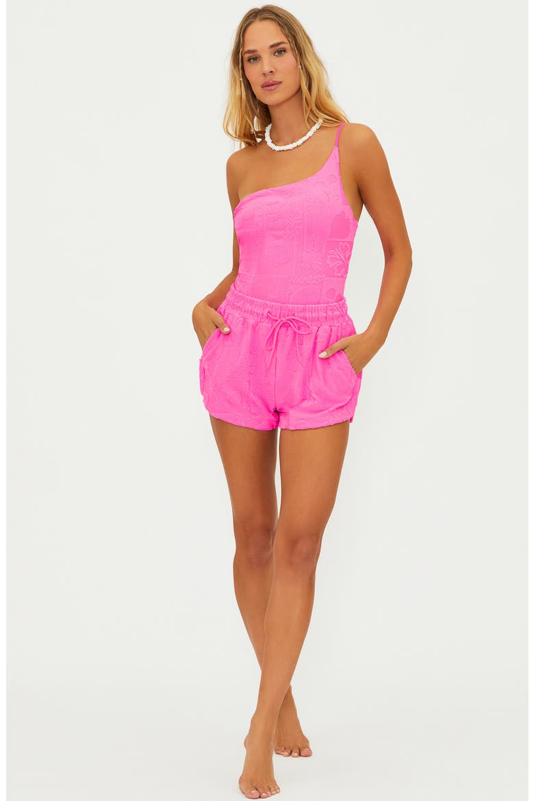 Kiara Cover-Up Shorts, Alternate, color, STRAWBERRY