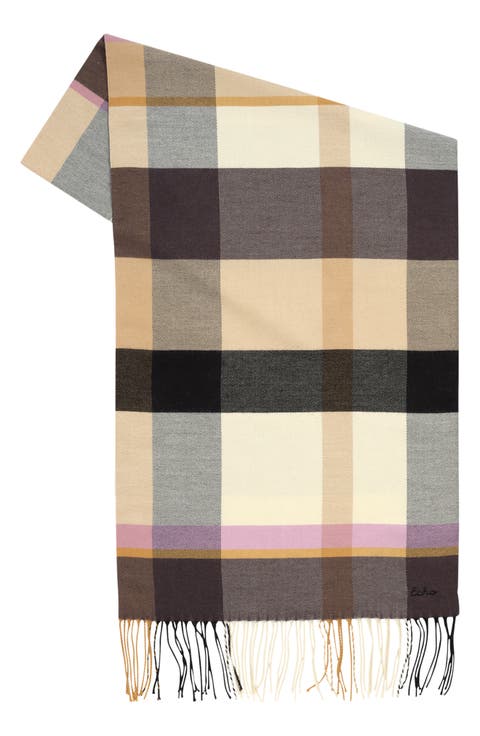 Cubist Plaid Scarf