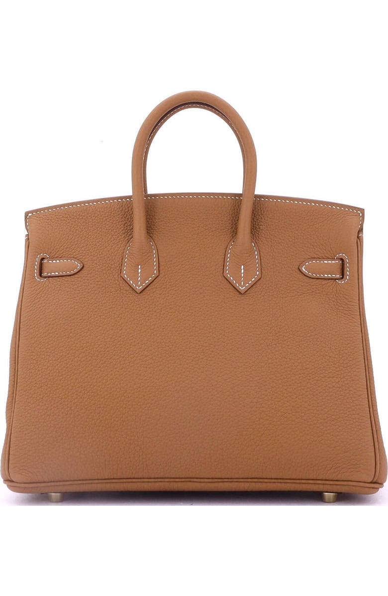 Pre-Owned Hermes Birkin Handbag Brown Togo with Gold Hardware 25, Alternate, color,