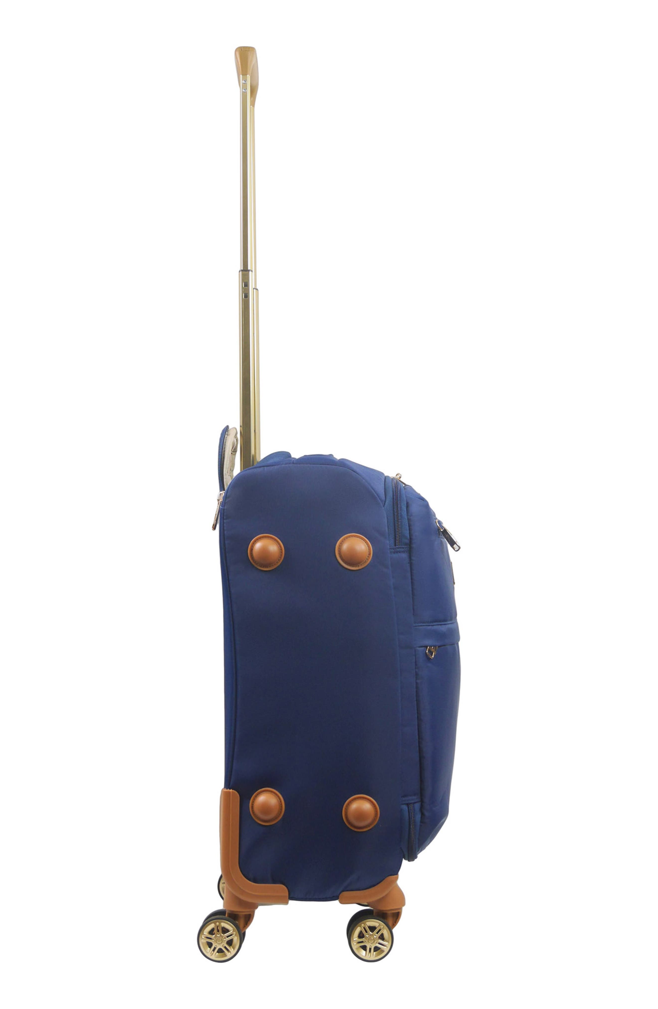 Tommy Bahama 22-Inch Softside Carry-On Spinner Luggage, Alternate, color, Navy