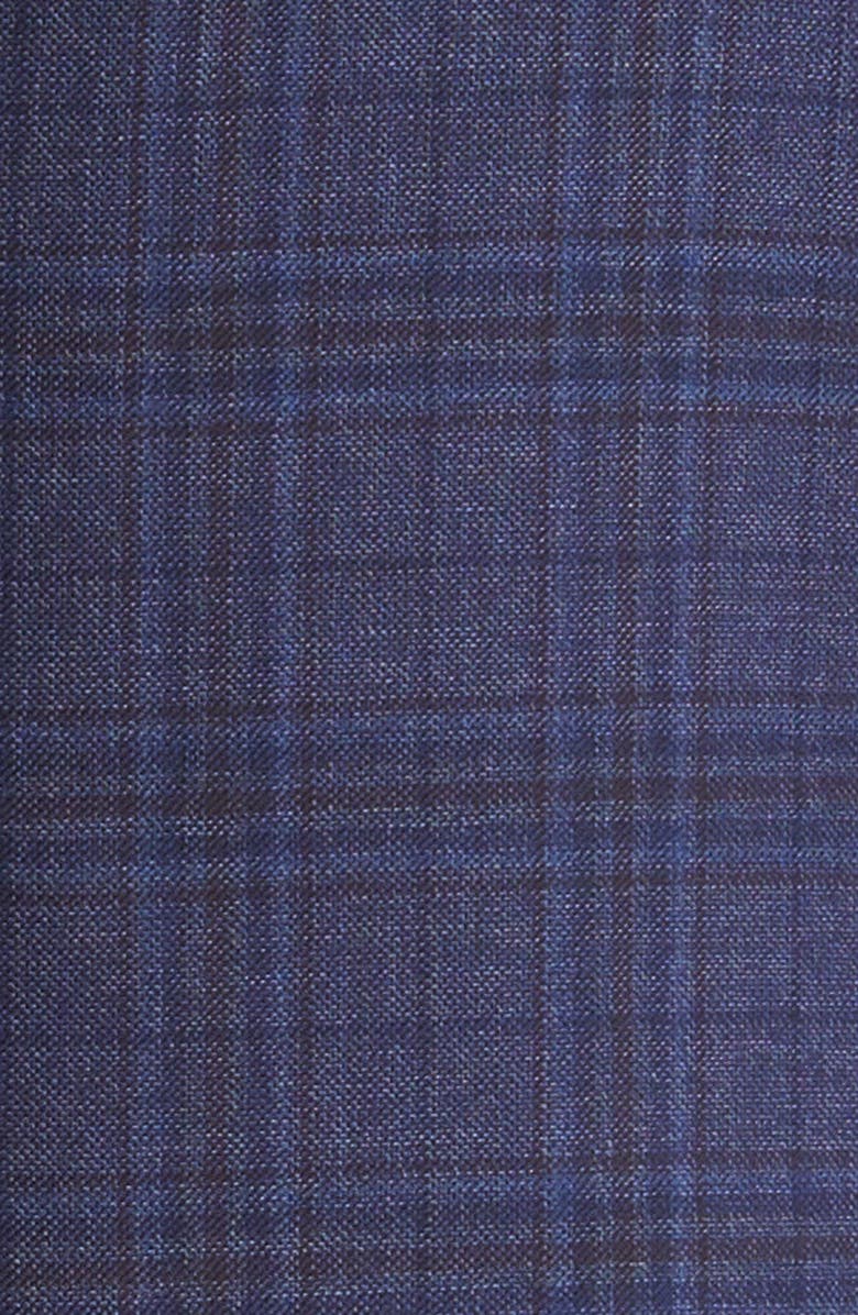 Peter Millar Tailored Fit Plaid Wool Sport Coat, Alternate, color, 