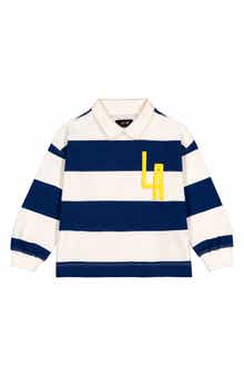 Joe's Jeans Kids' Stripe Long Sleeve Polo