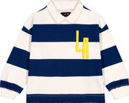 Joe's Jeans Kids' Stripe Long Sleeve Polo