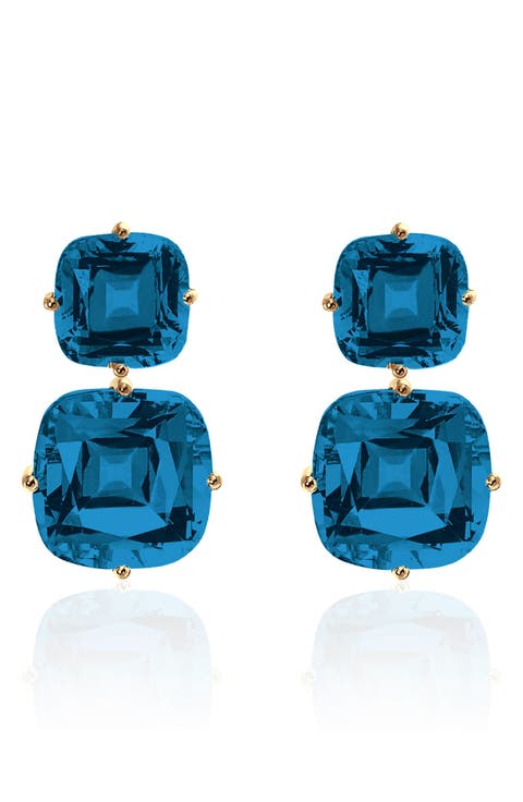 Gossip Double Drop Earrings