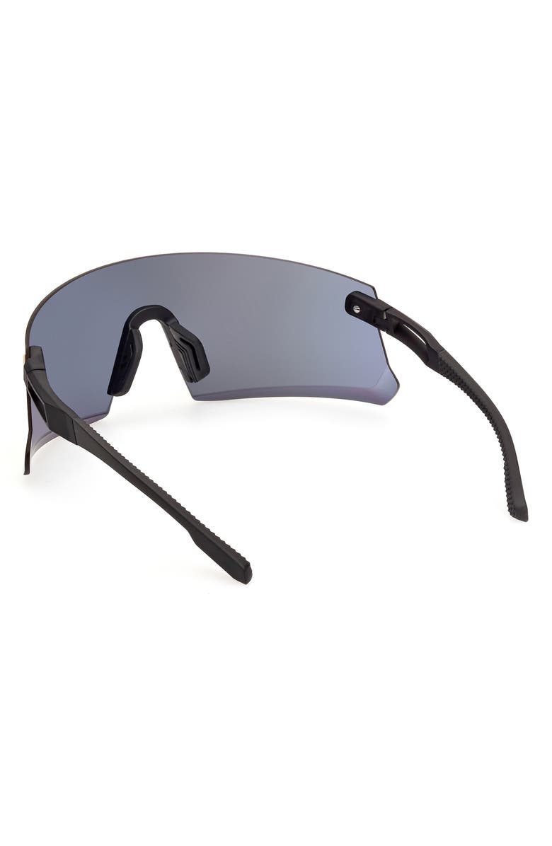 adidas 120mm Shield Sports Sunglasses, Alternate, color, Black / Mirror Violet