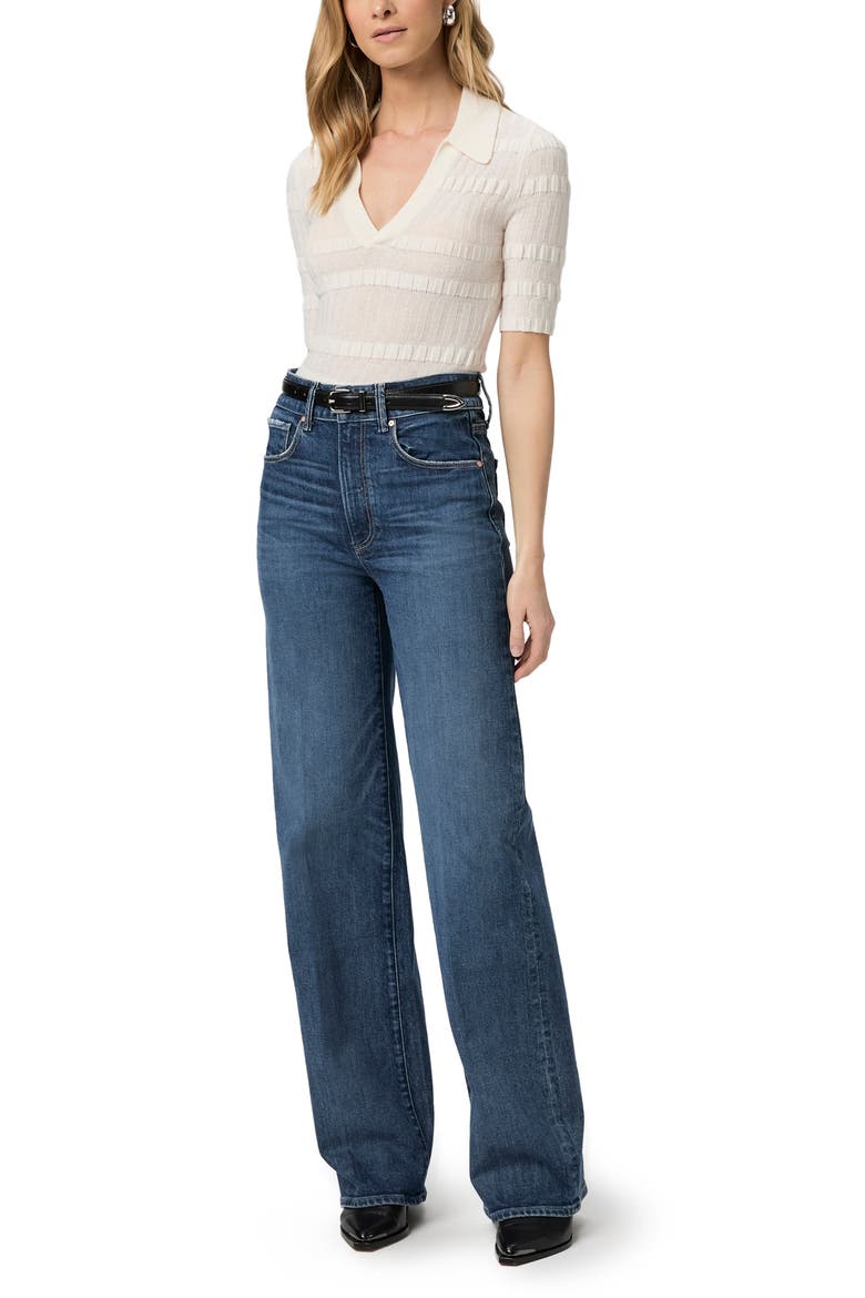 Dune Johnny Collar Knit Top, Alternate, color, IVORY