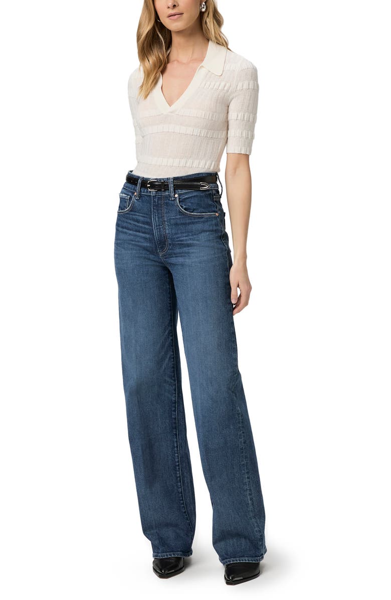 PAIGE Dune Johnny Collar Knit Top, Alternate, color, Ivory