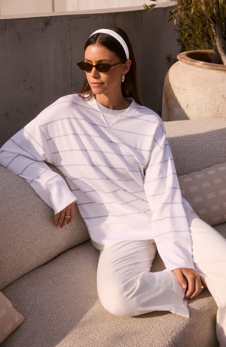 TravisMathew Cloud Oversize Terry Sweatshirt, Alternate, color,