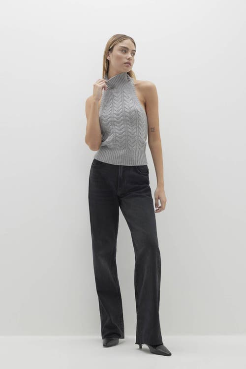 Naked Cashmere Runa Cableknit Cashmere Halter