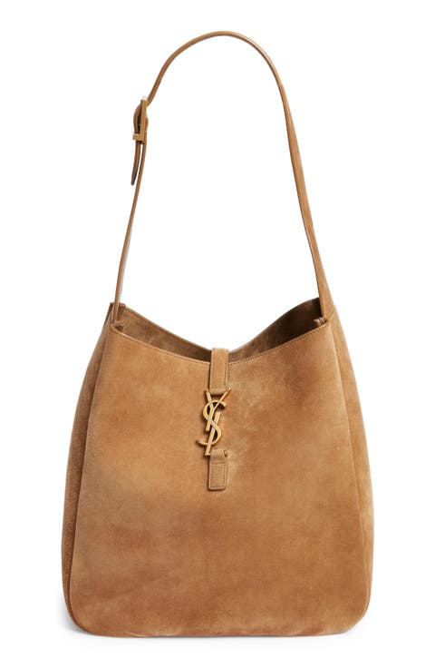 Large Le 5 À 7 Suede Hobo Bag
