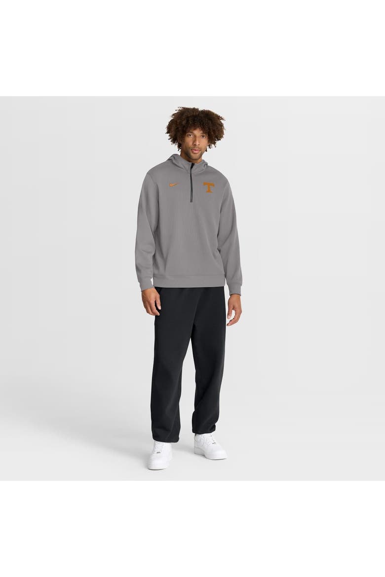Men's Nike Gray Tennessee Volunteers 2025 Coaches Premium Dri-FIT Quarter-Zip Hoodie, Alternate, color, Gray