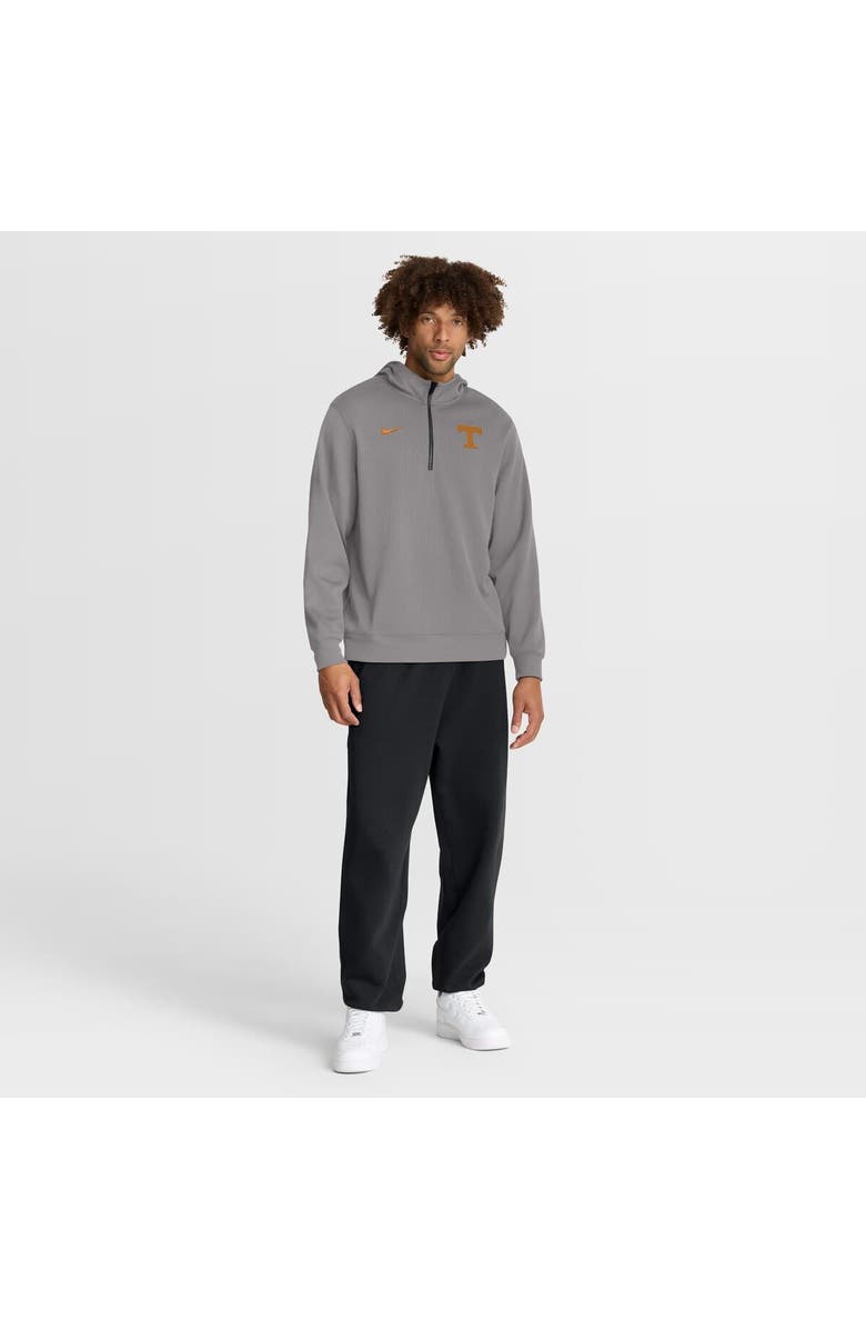 Nike Men's Nike Gray Tennessee Volunteers 2025 Coaches Premium Dri-FIT Quarter-Zip Hoodie, Alternate, color, Gray