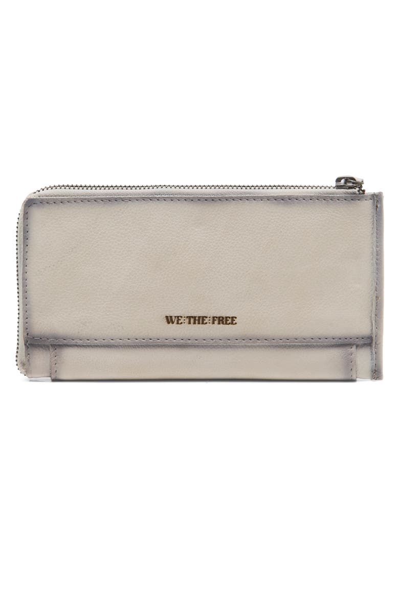 We the Free Emerson Leather Wallet, Alternate, color, SALT