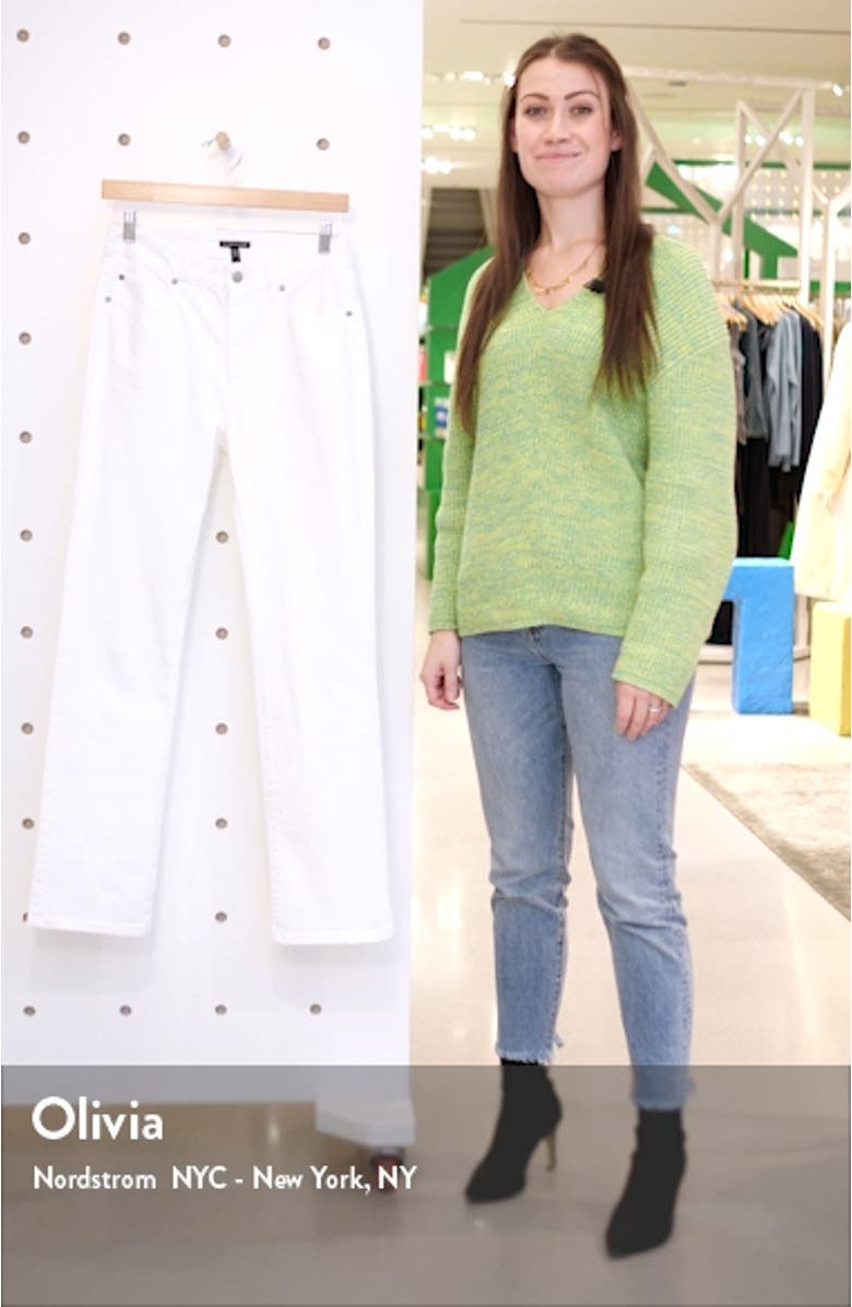 High Waist Organic Cotton Jeans, sales video thumbnail