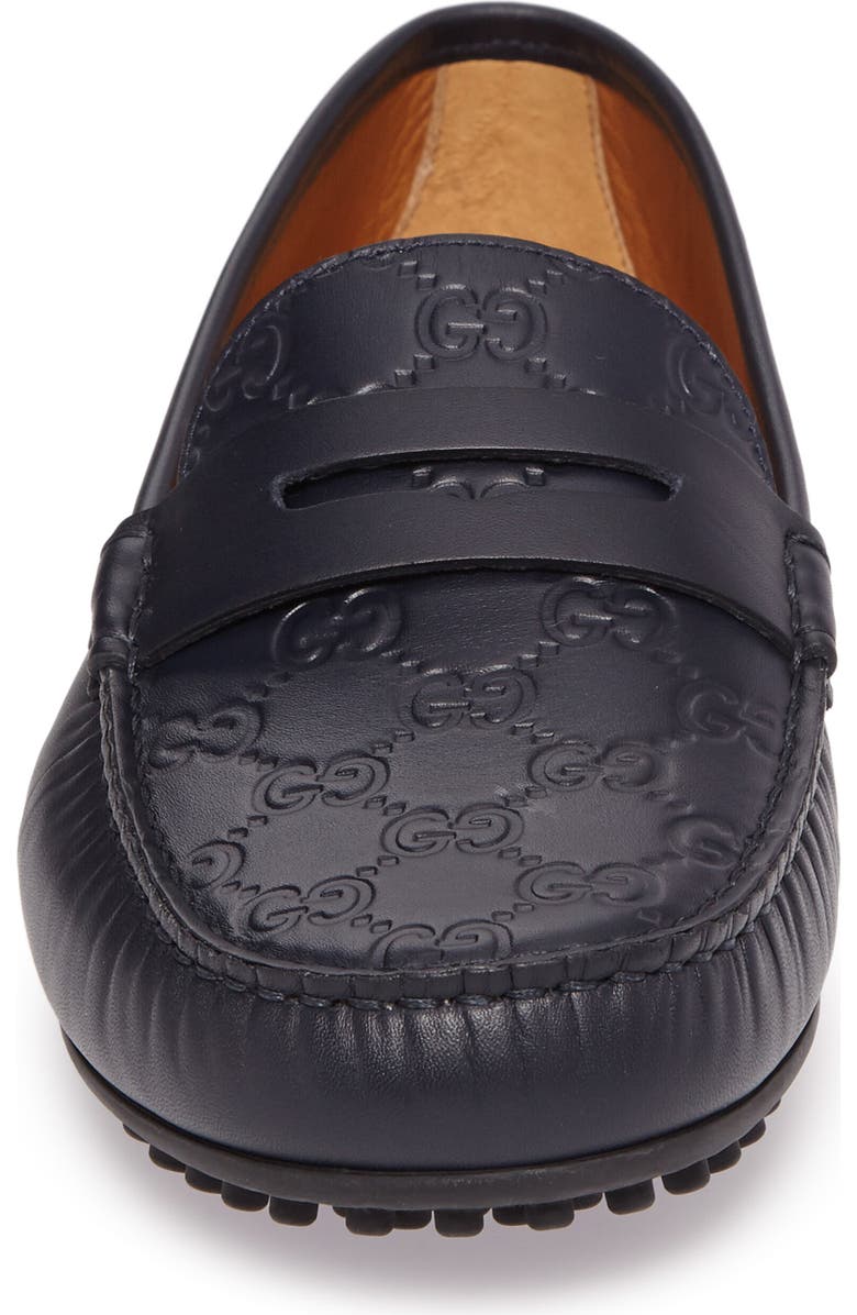 Gucci Kanye GG Embossed Driving Shoe, Alternate, color,